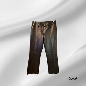 Vakko Sport Lamb Leather Jeans